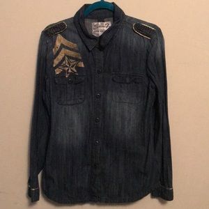 Seven 7 Denim button down